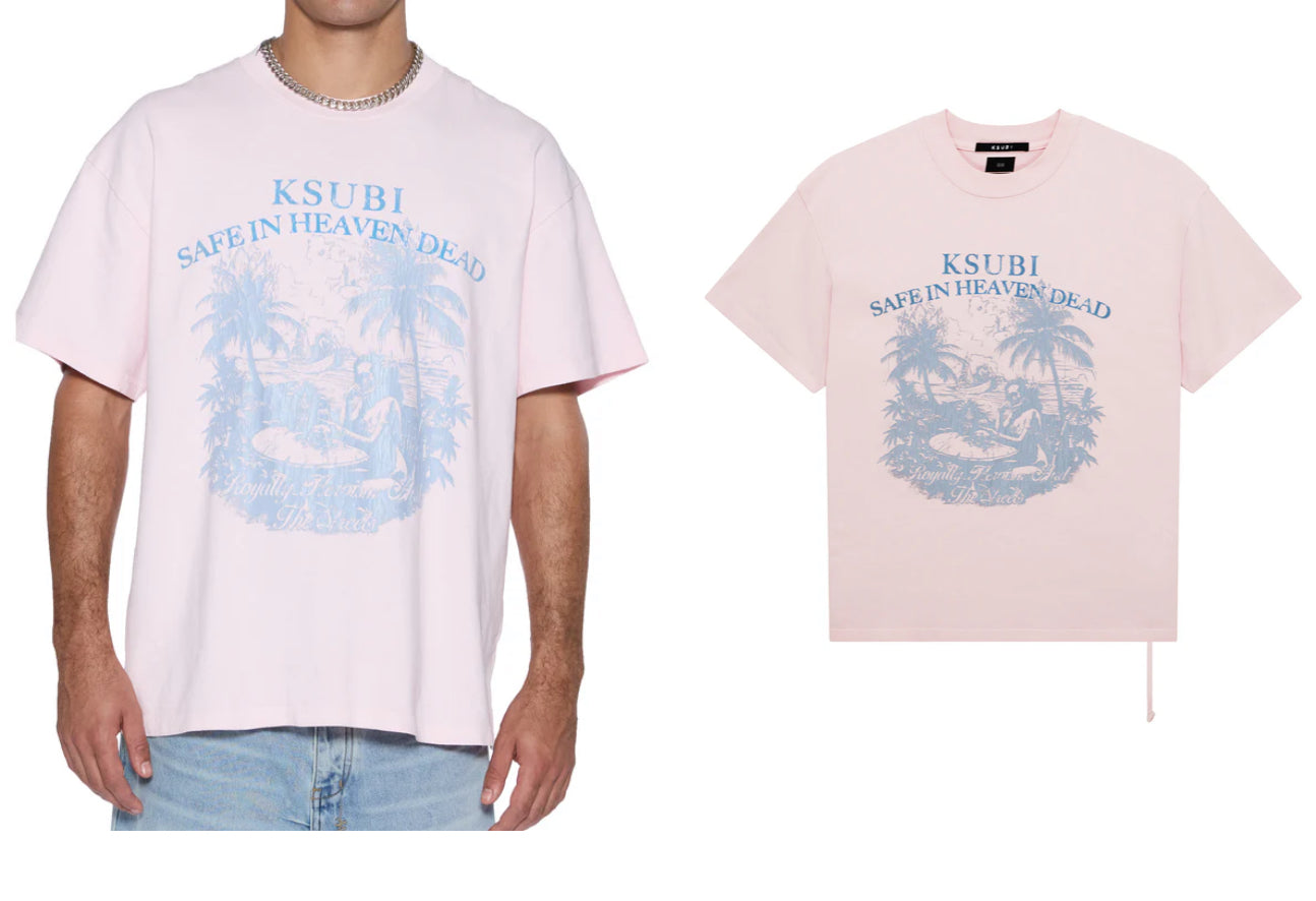 KSUBI Paradiso Ekcess Ss Tee Ice Quartz - MPF25TE004