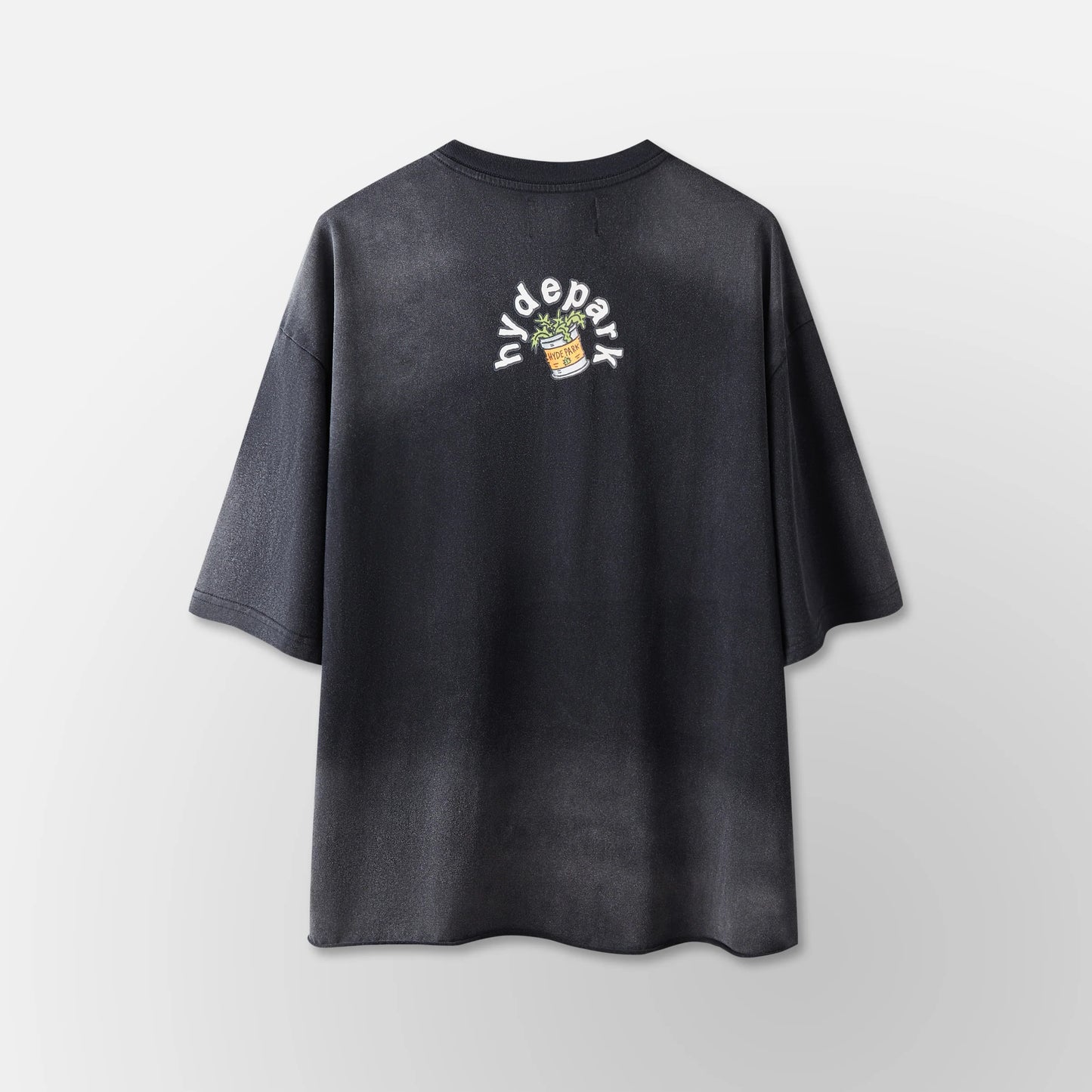HYDEPARK PUFFING SPINACH TEE - BLACK