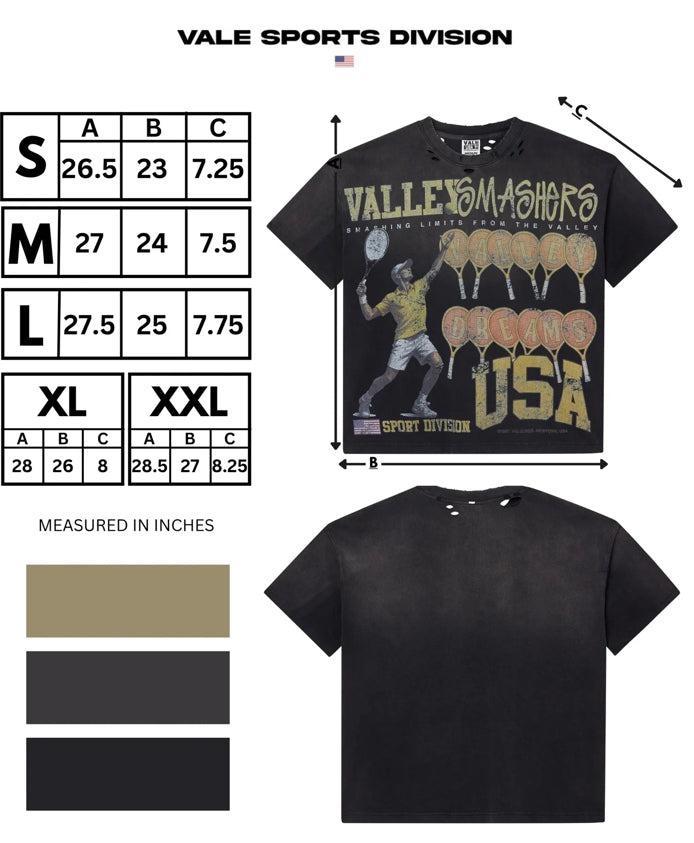 VALE FOREVER WIMBLEDON TEE-black