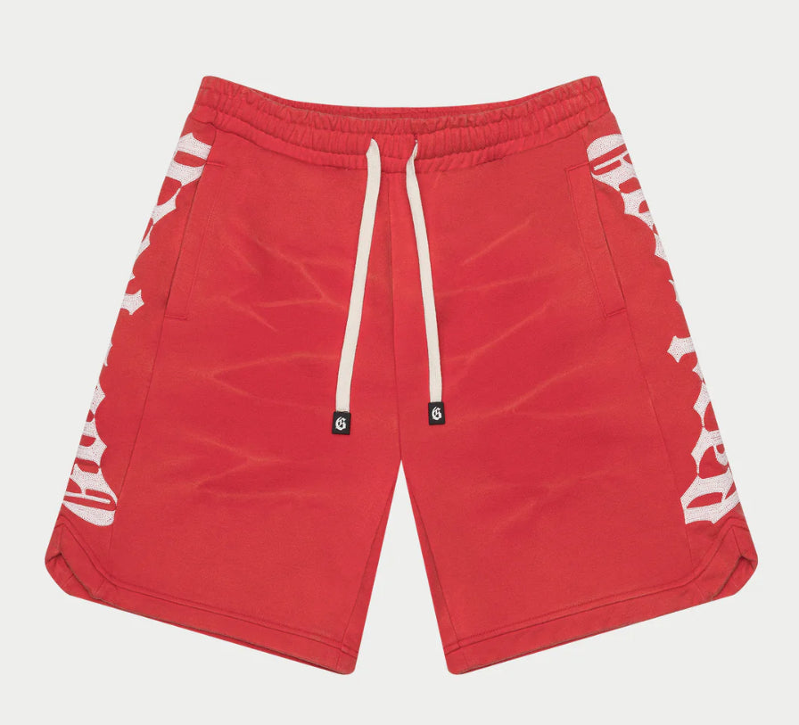 GODSPEED-CourtSide Shorts (Red Tie-Dye)