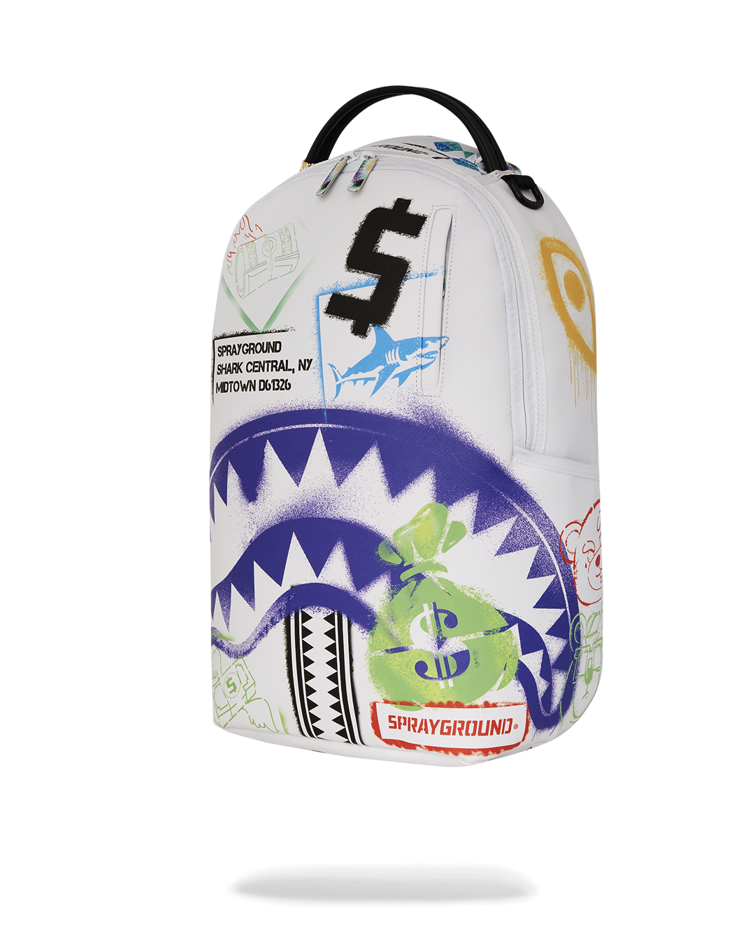 SPRAYGROUND - SHARK CENTRAL CUT OUT FOR GREATNESS DLXSV BACKPACK
