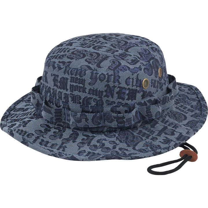 Supreme. - hat blue Cities Jacquard Boonie