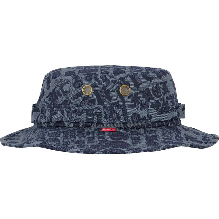 Supreme. - hat blue Cities Jacquard Boonie
