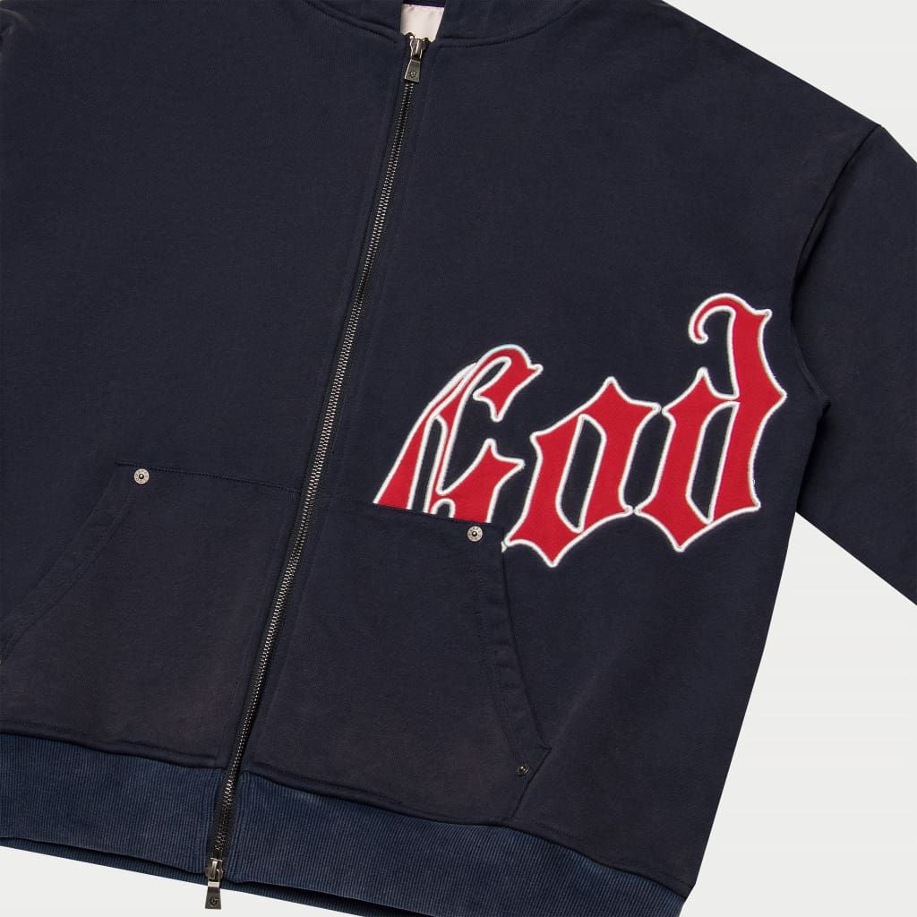GODSPEED-OG Logo Sweatsuit (Navy Blue and Red)