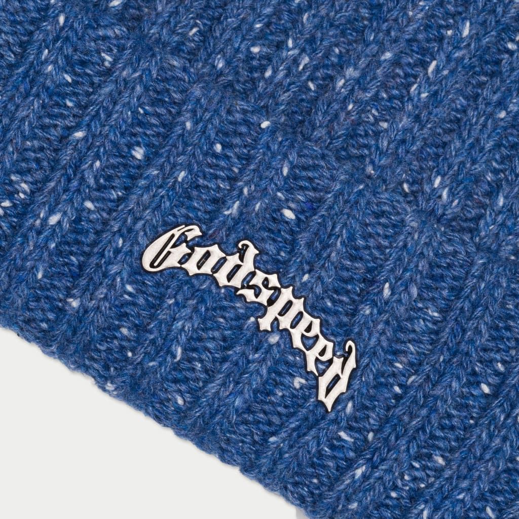 Godspeed - Og Logo Emblem Beanie (Blue Speckle)
