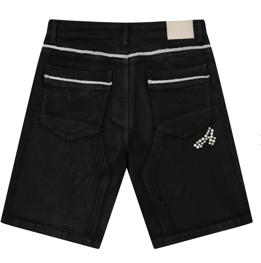 ALMOST SOMEDAY-Belfort Denim Jorts - Black-AS-F25-057