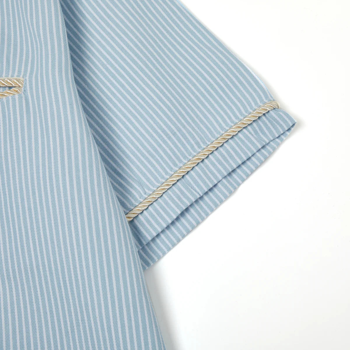 ALMOST SOMEDAY - Belfort Button Up Shirt (Blue) - AS-F25-062