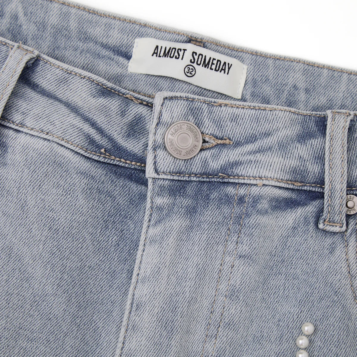 ALMOST SOMEDAY - Belfort Denim Jorts - Light Blue - AS-F25-060