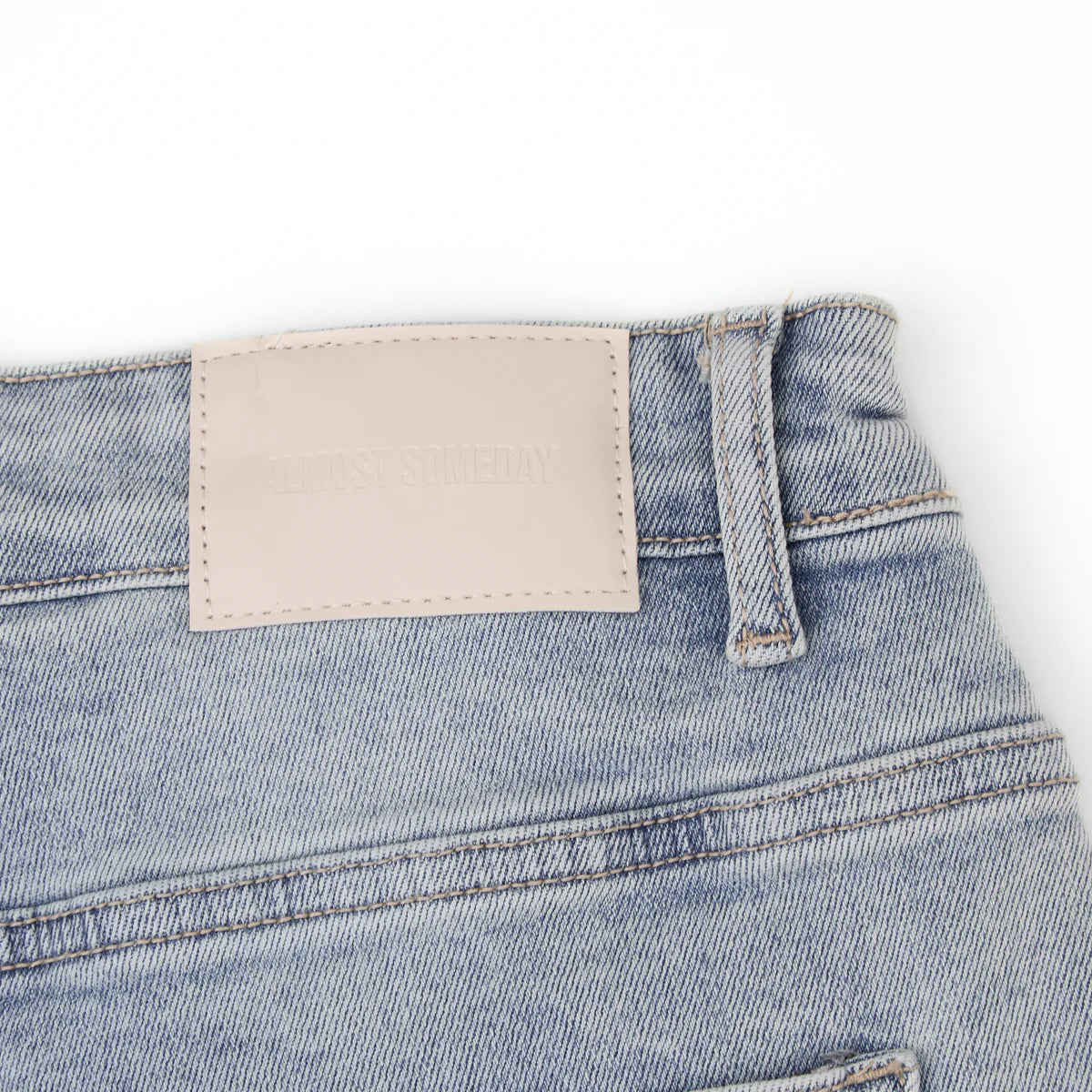 ALMOST SOMEDAY - Hendrix Denim Jorts - Light Blue - AS-F25-43