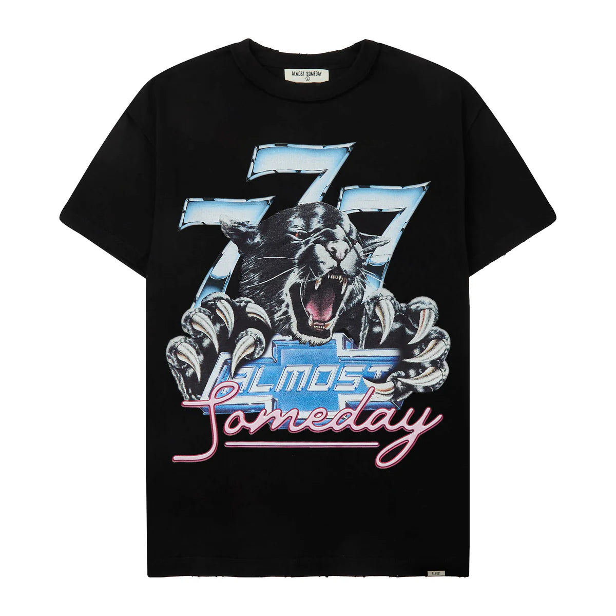 ALMOSTSOMEDAY - Jackpot Tee - Washed Black - AS-F25-018