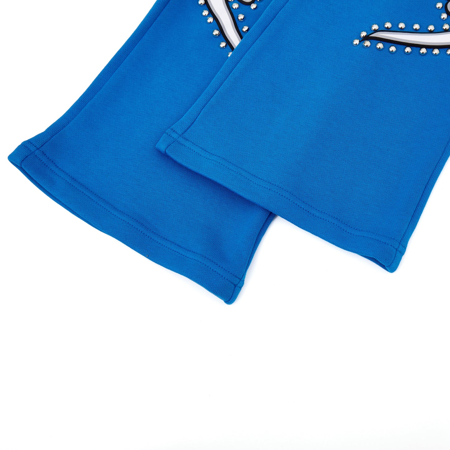 CAMPUS - Misfit Studded Terry Flare Sweatpants (Blue) - CG-F25-001