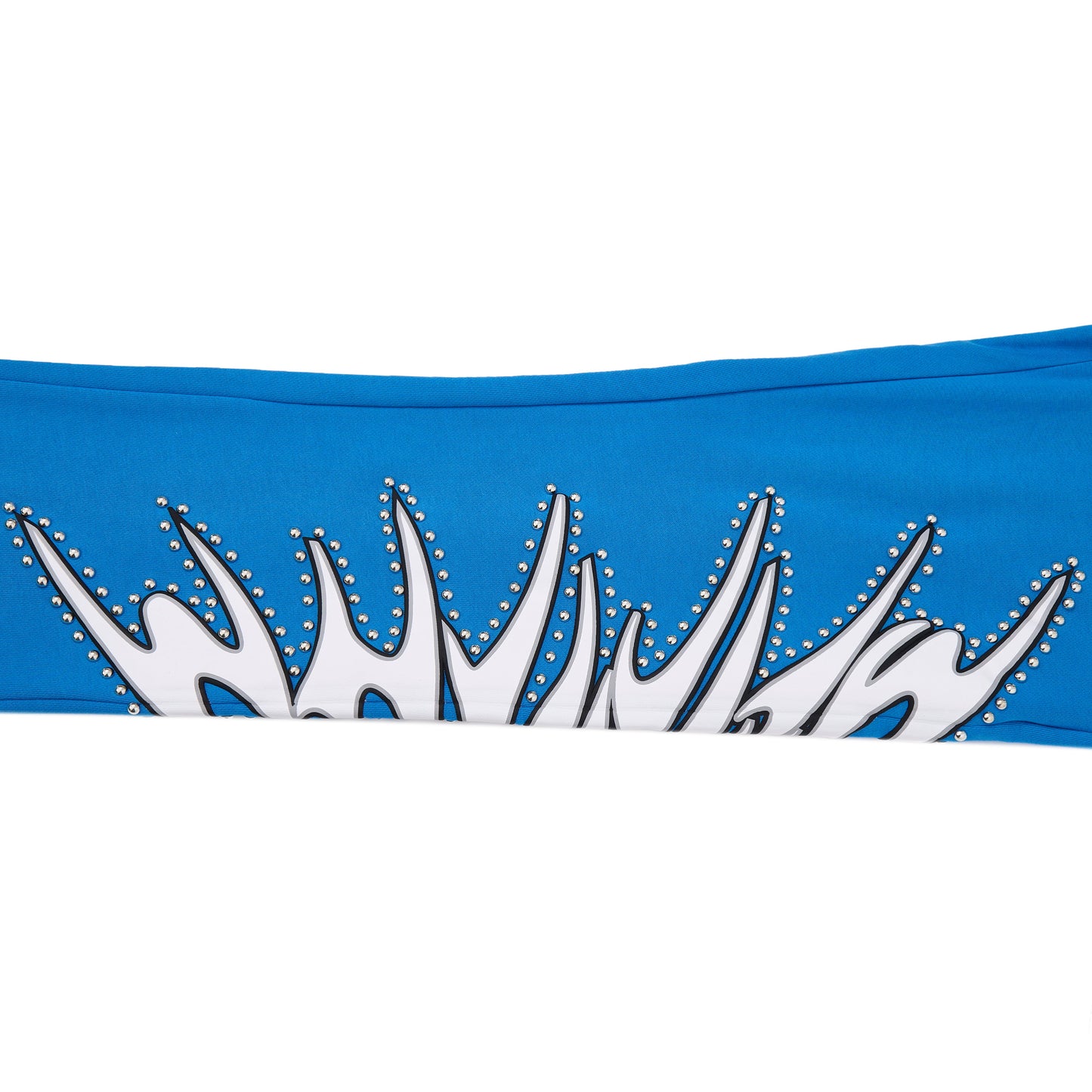 CAMPUS - Misfit Studded Terry Flare Sweatpants (Blue) - CG-F25-001