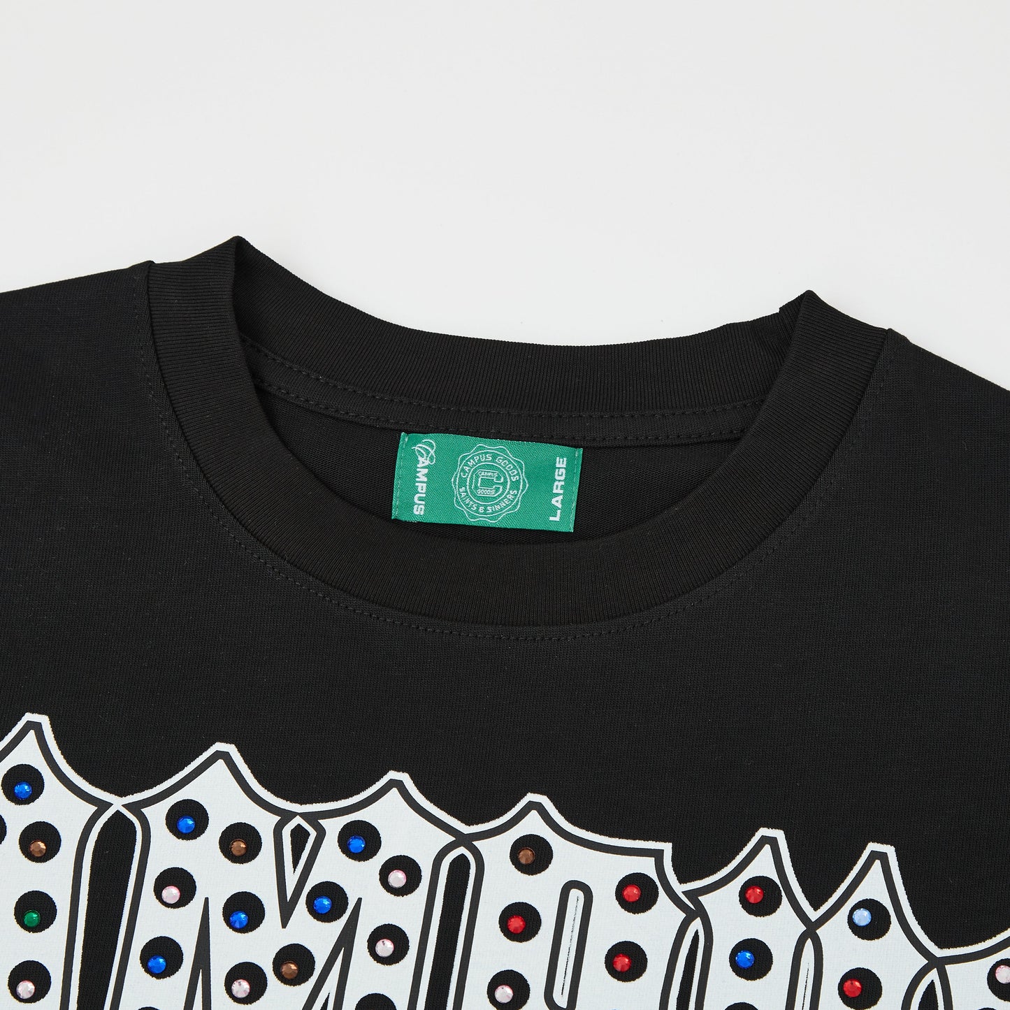 CAMPUS - Vengeance Tee (Black Wash) - CG-F25-015