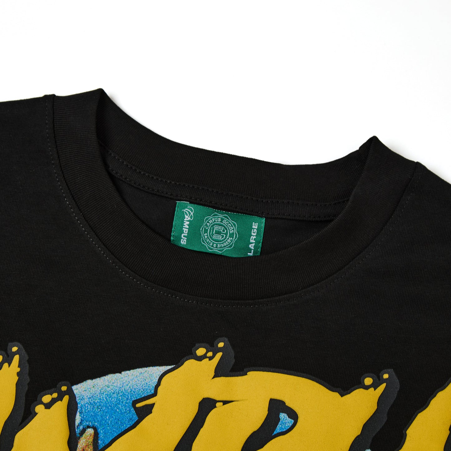 CAMPUS - End Days Tee (Black Wash) - CG-F25-019