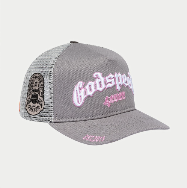 GODSPEED - GS Forever Trucker Hat (Grey/Pink) Limited Fashion Gift