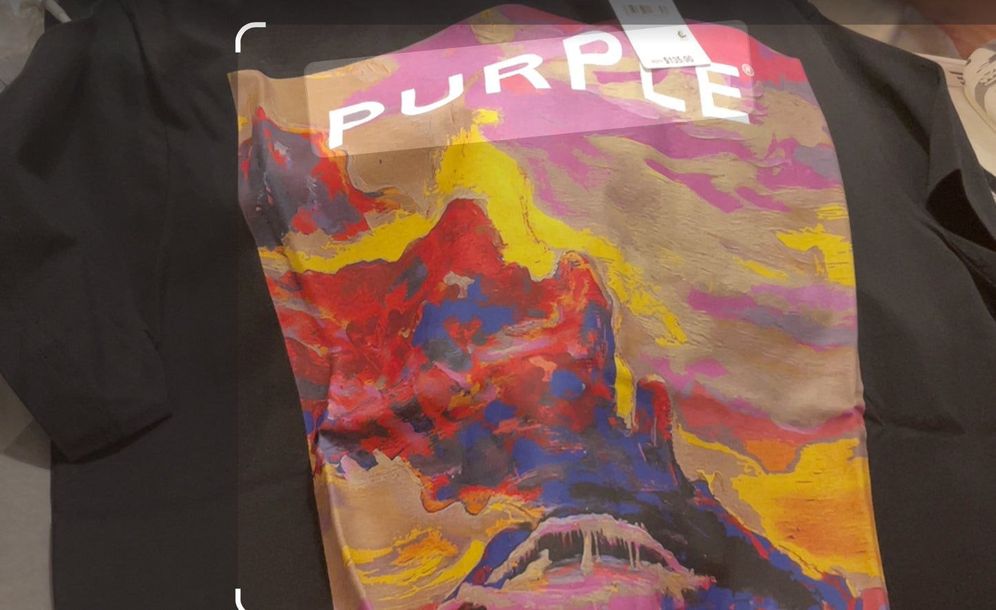 PURPLE T-SHIRT - BLACK - P109-CBBF425