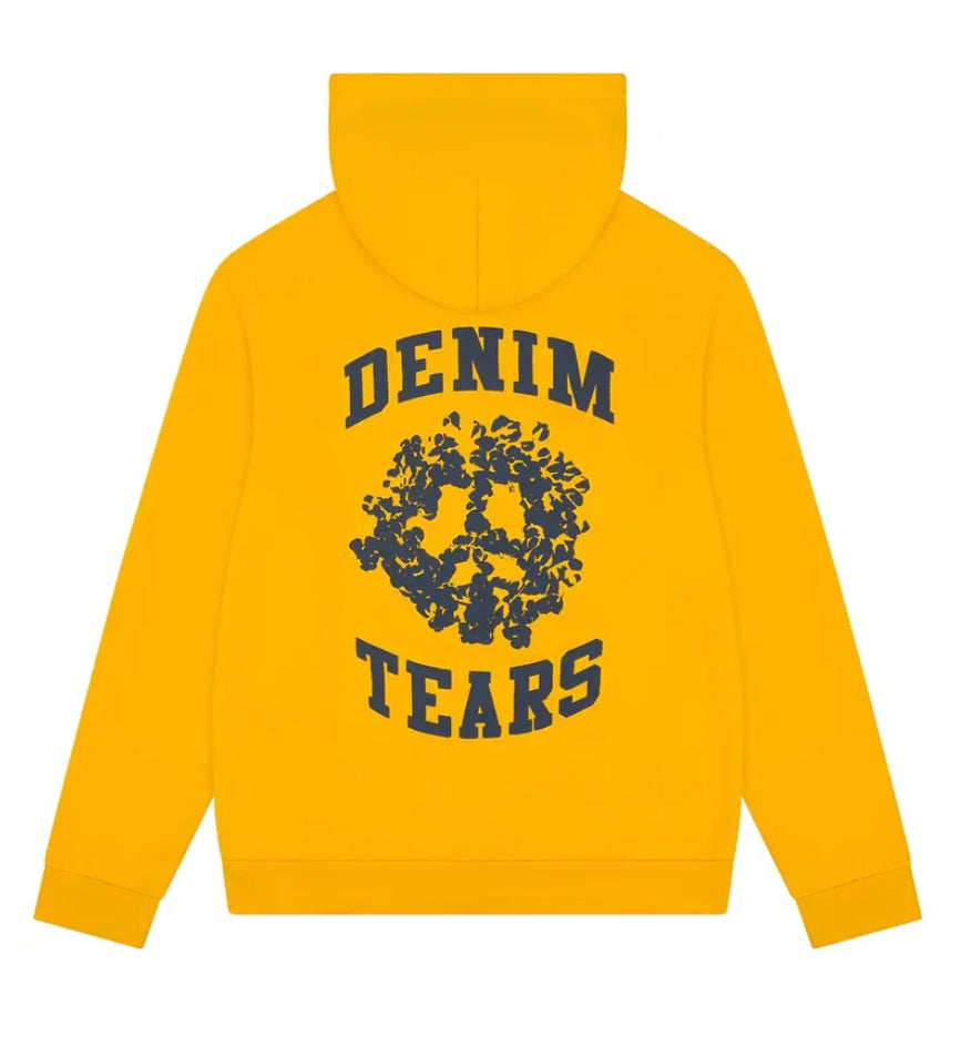 Denim Tears Denim University Zip Hoodie 'Yellow ss25tzh1039