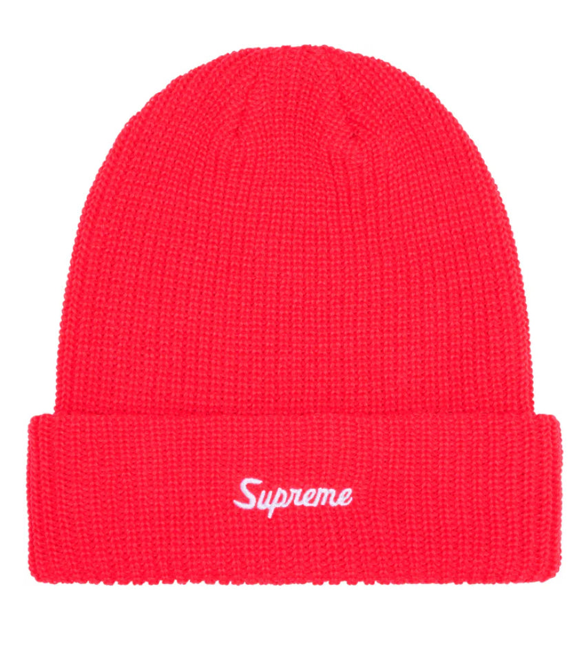 SUPREME-Loose Gauge Beanie WATERMELON