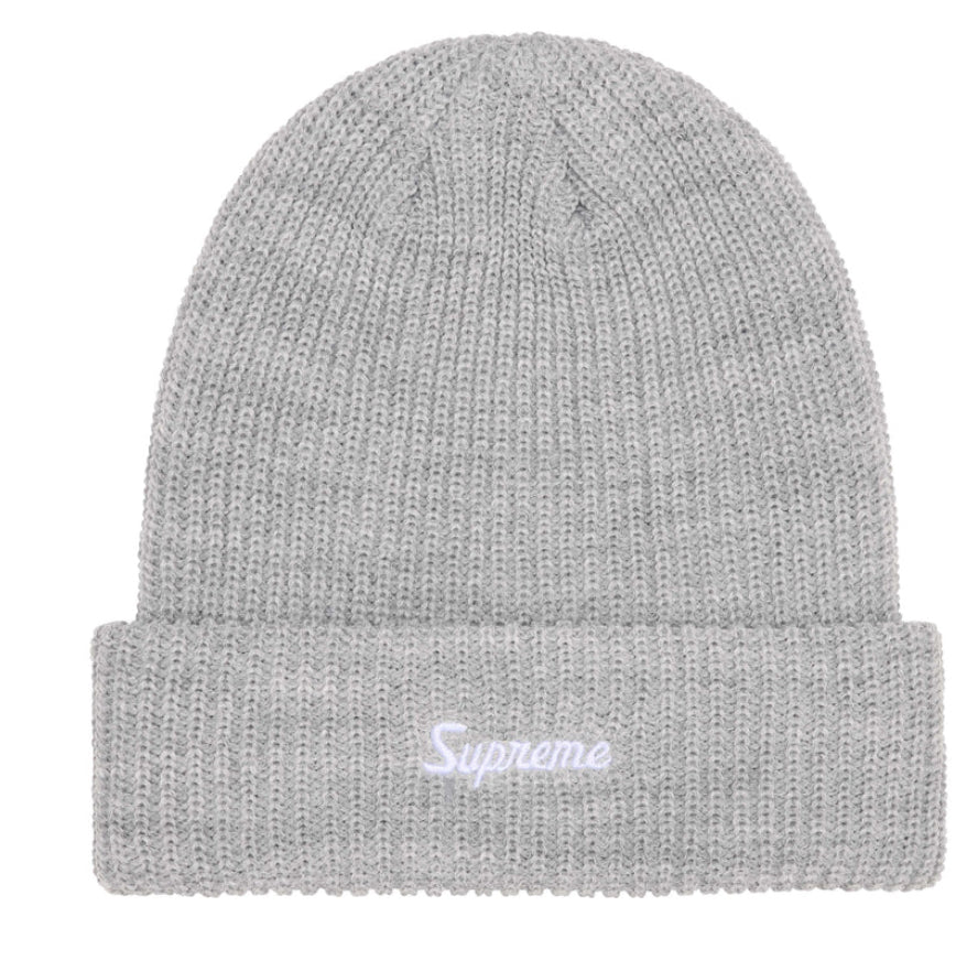 SUPREME-Loose Gauge Beanie HATHER GRAY