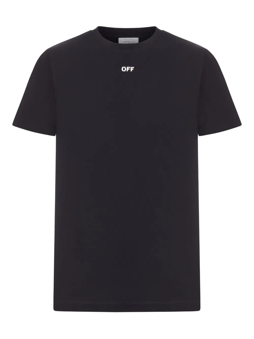 OFF WHITE-New Season Off-White arrow-print T-shirt-OMAA027F25JER0081001
