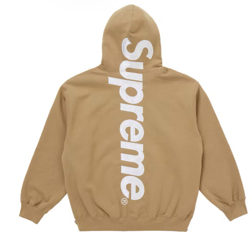 SUPREME-Satin Appliqué Hooded Sweatshirt-FW24SW37
