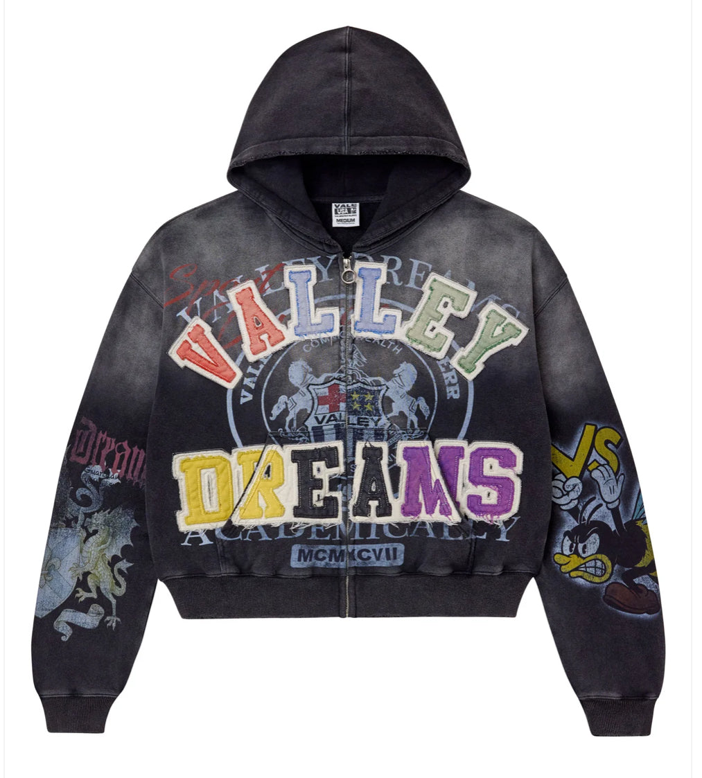 VALE FOREVER -BLASTED ZIP UP