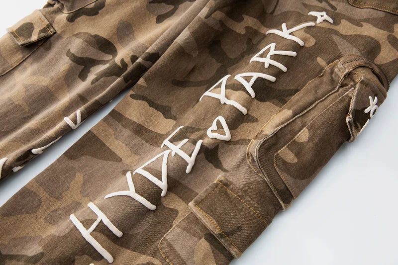 HYDEPARK Urban Desert Camo Cargo Fatigue - Brown