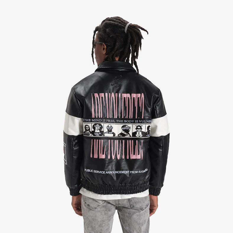 SUGARHILL "Liberation" Leather Jacket (BROWN/TAN) SH24-FALL-09