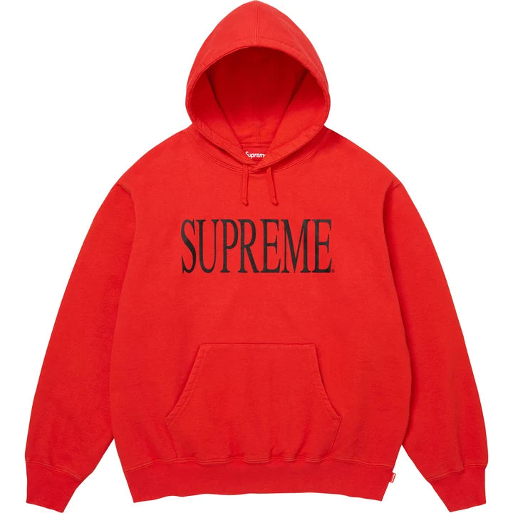 Supreme Red Capital Hooded Sweatshirt