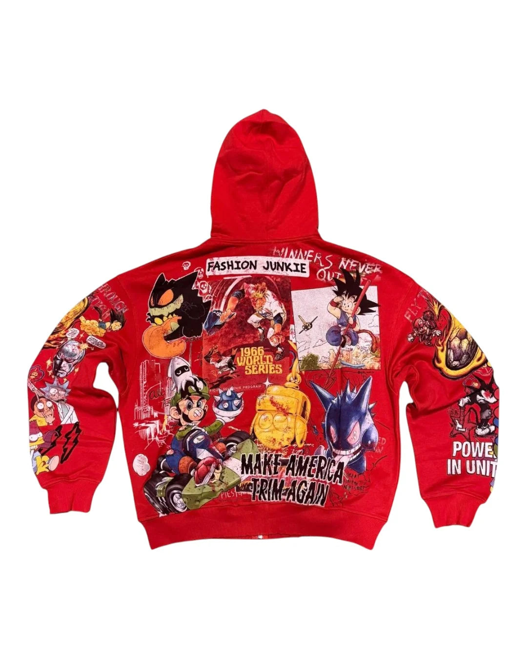 The Syndicate Unity Red Zip Up Hoodie