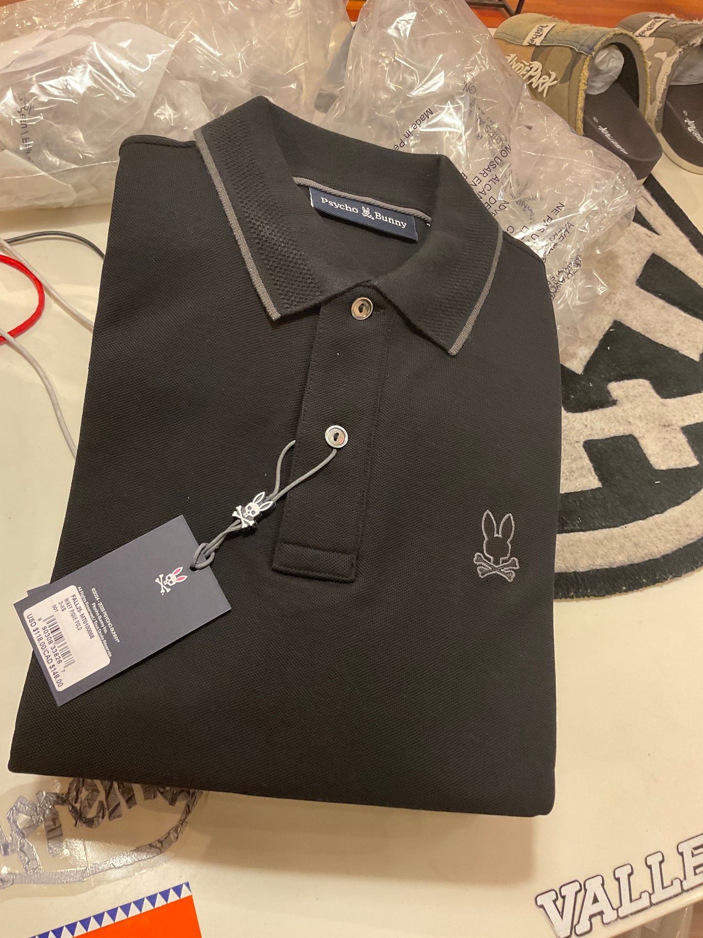 PSYCHO BUNNY-MIKEY PIQUE POLO -FALL25 MT0100068