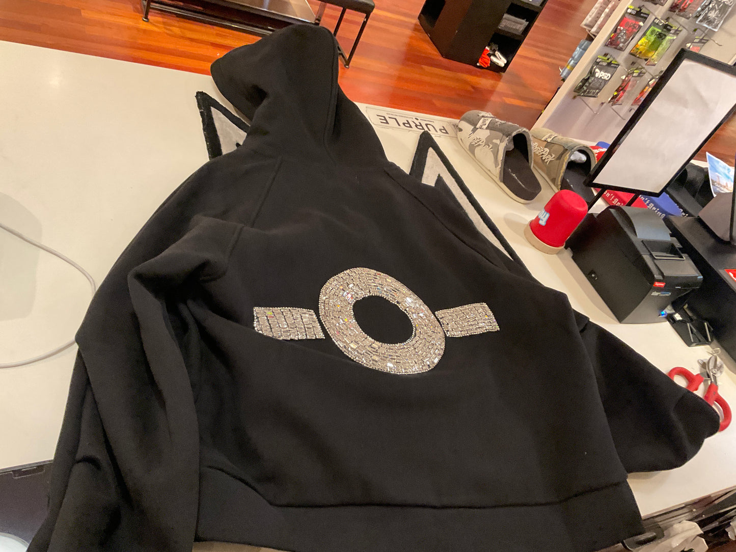 RVS-BLACK OUCHINI X RVS ETOILE HOODY