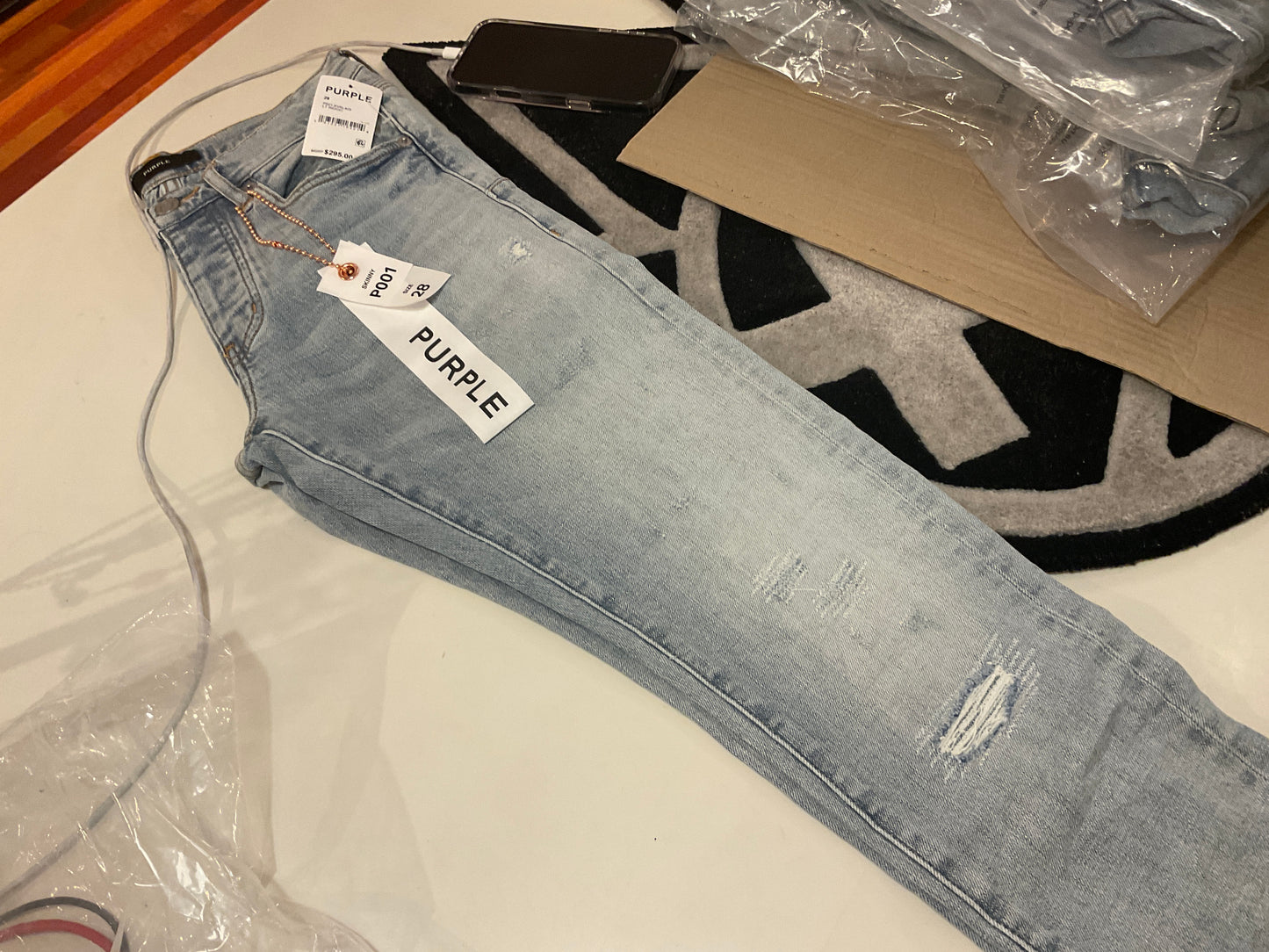 PURPLE BRAND-SKINNY KIVU REPAIR LIGHT INDIGO-P001-KVRL425