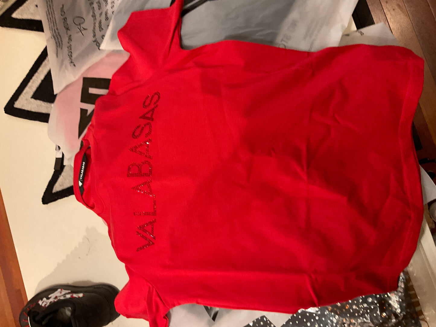 Valabasas red kids shirt