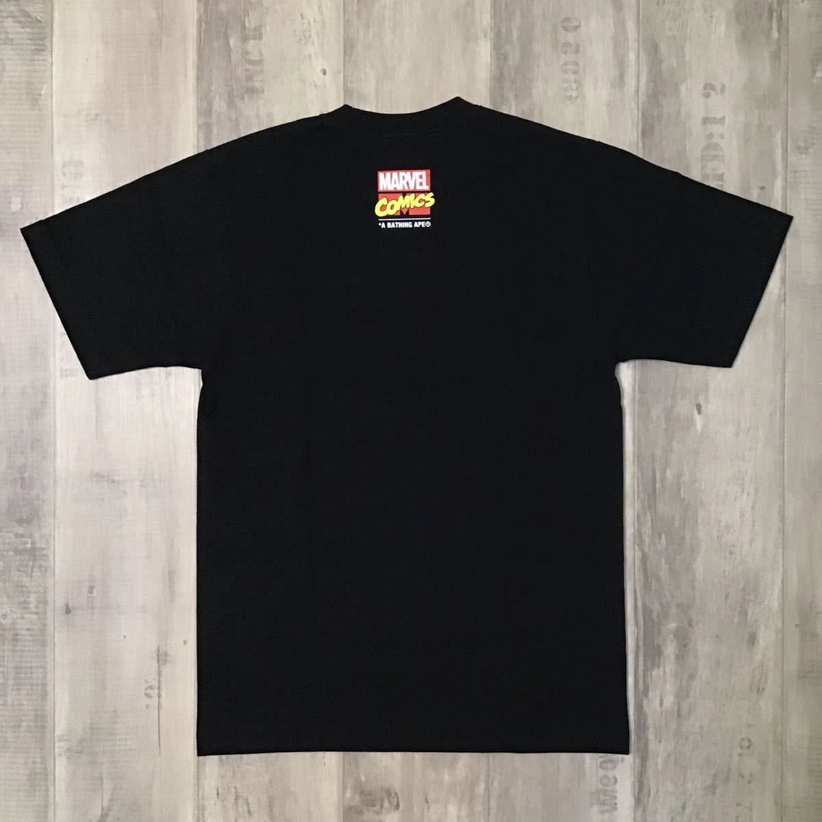 BAPE × marvel comics bape head T-shirt 1F23110918