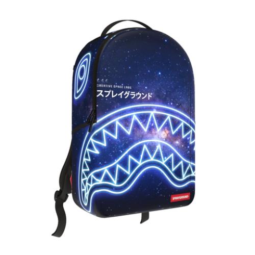 SPRAYGROUND B8616 SHARK CENTRAL NEON NEBULA BACKPACK