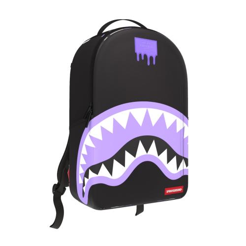 SPRAYGROUND B9631 SHARK CENTRAL LIGHT PURPLE BACKPACK