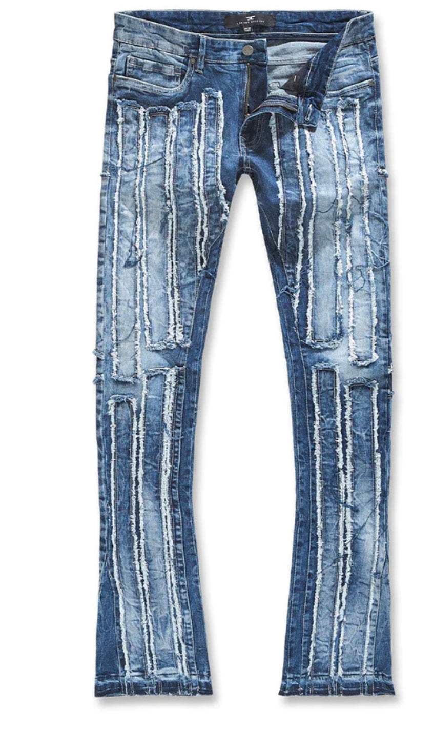 SEAN STACKED - BRAZEN DENIM (JET BLACK) Jrf1107