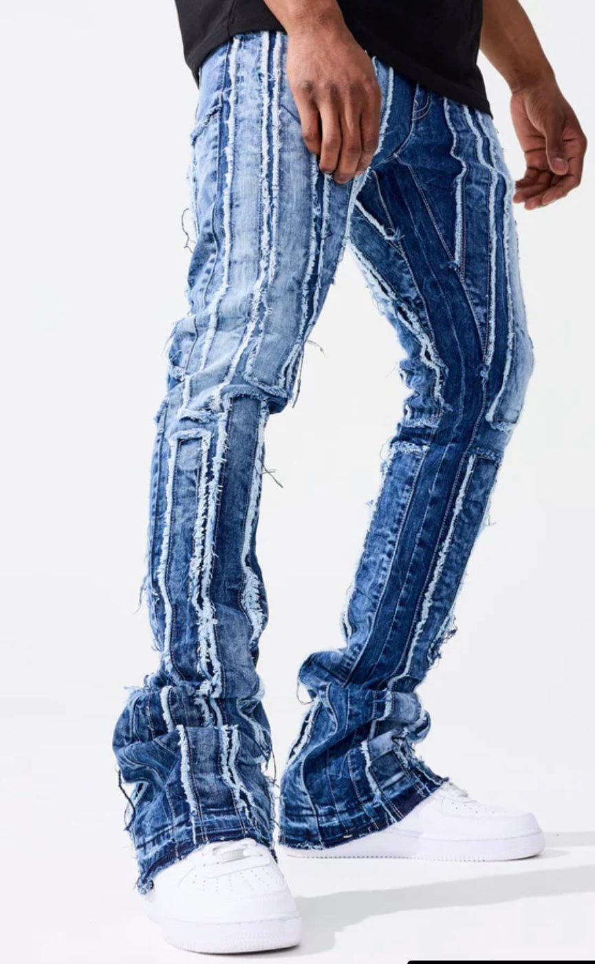 SEAN STACKED - BRAZEN DENIM (JET BLACK) Jrf1107