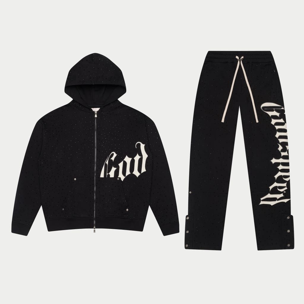 GODSPEED OG Logo VVS SWEATSUIT V2 (Black/White)