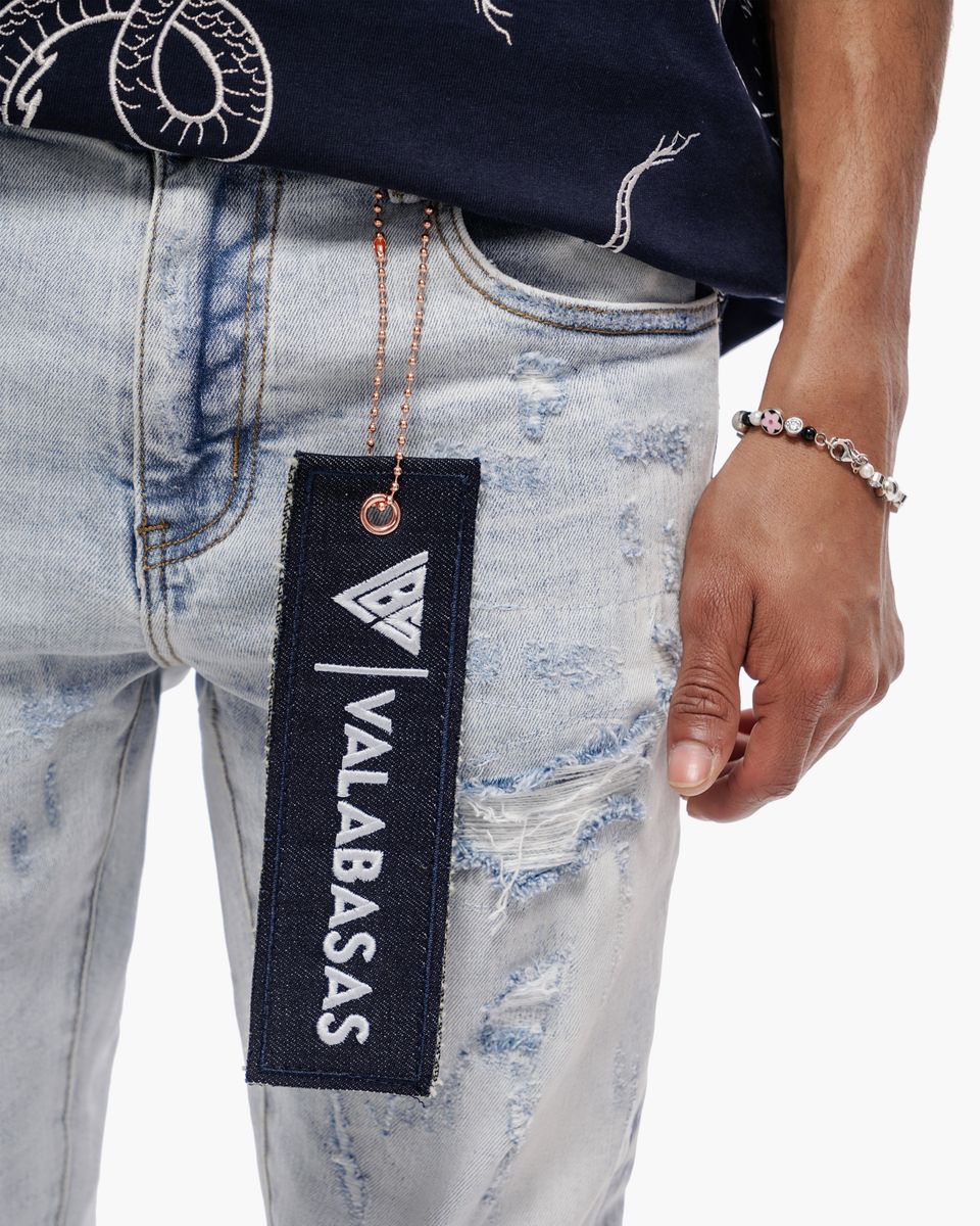 VALABASAS VLBS-VJ1-1011 Collage Skinny Denim