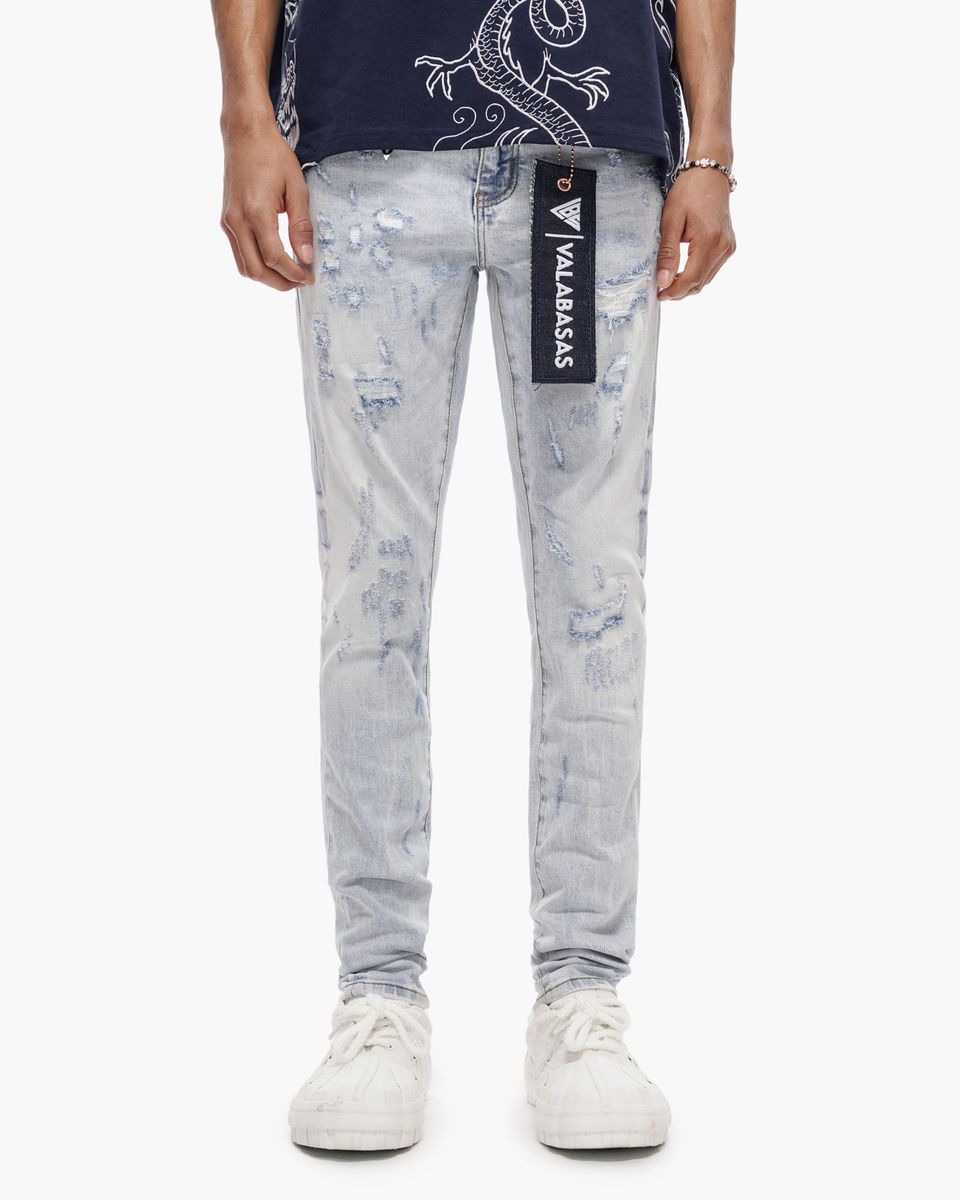 VALABASAS VLBS-VJ1-1011 Collage Skinny Denim