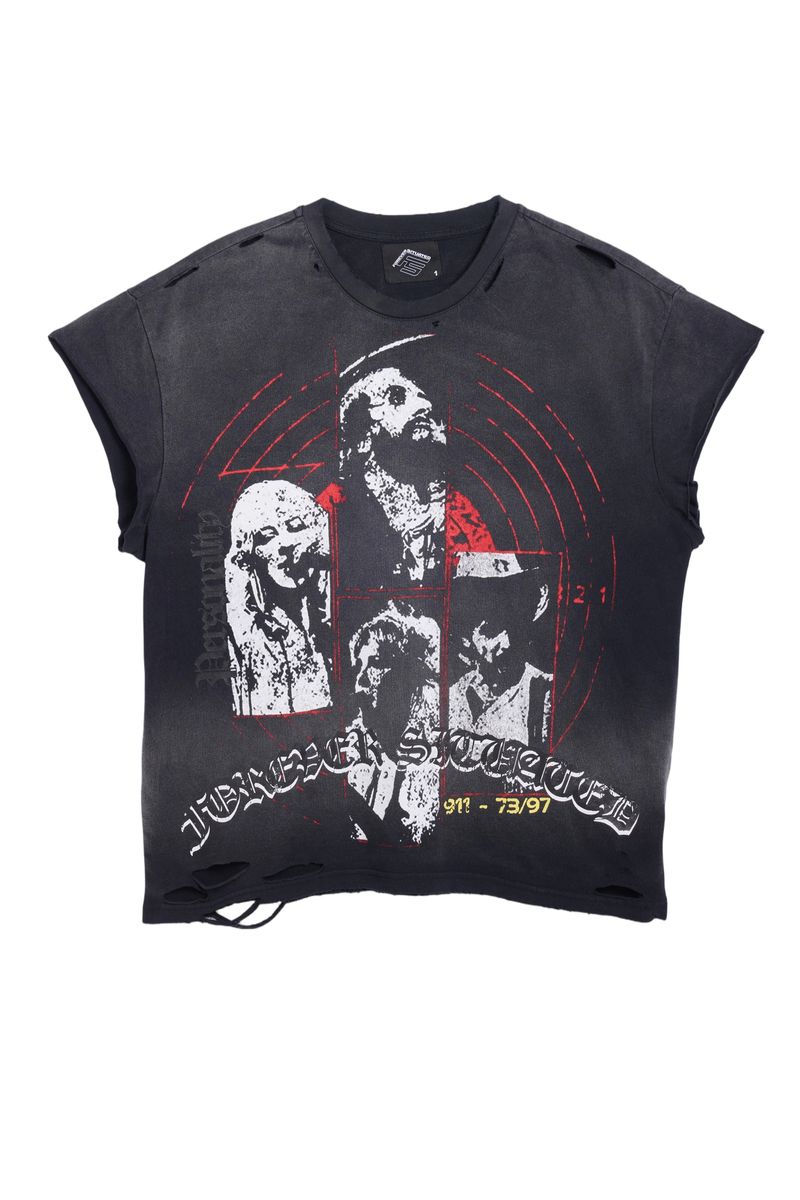 Forever Situated FS Personality Cut Sleeve Tee