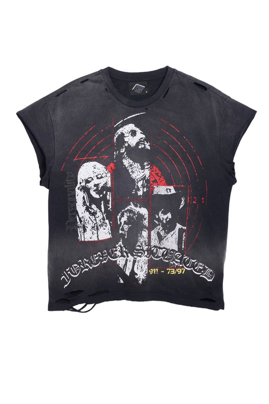 Forever Situated FS Personality Cut Sleeve Tee