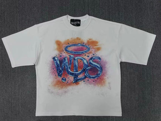 WAVE Studio Blue (Off White) Oversized Tee WDS-3T009W