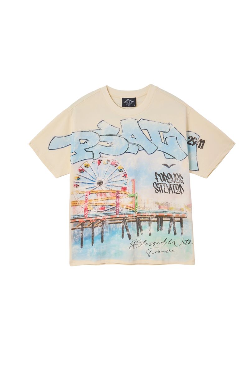 Forever Situated Psalm Cream Tee