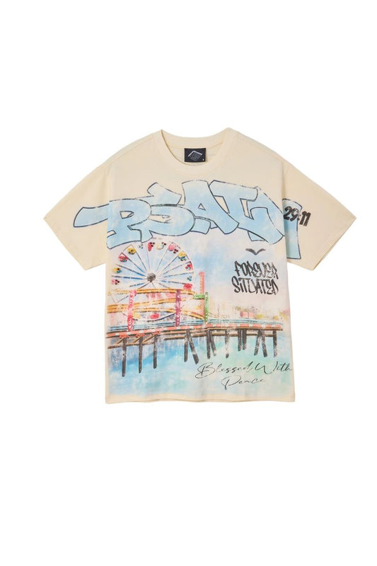 Forever Situated Psalm Cream Tee