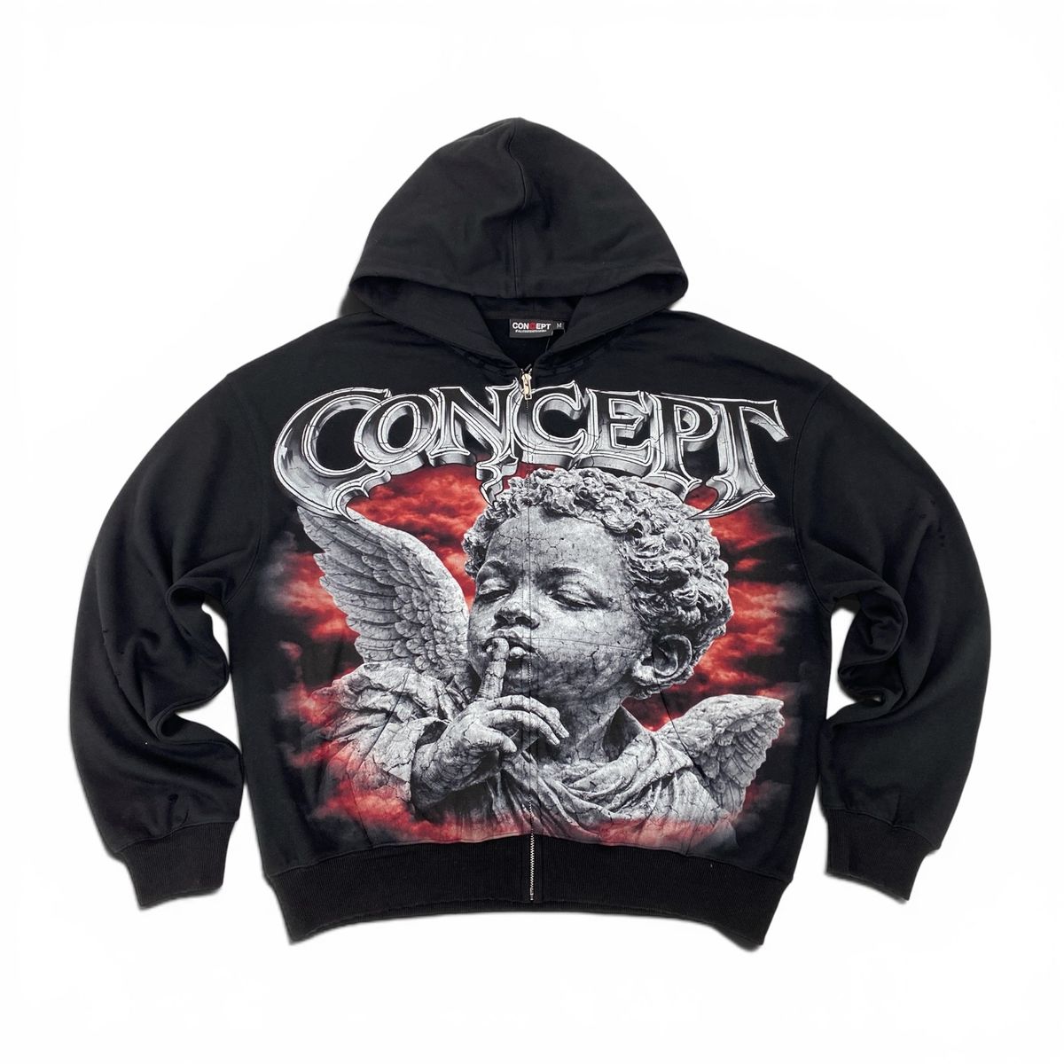 CONCEPT "Cherub 2" Hoody - Black CFHOODIE_8 (3)