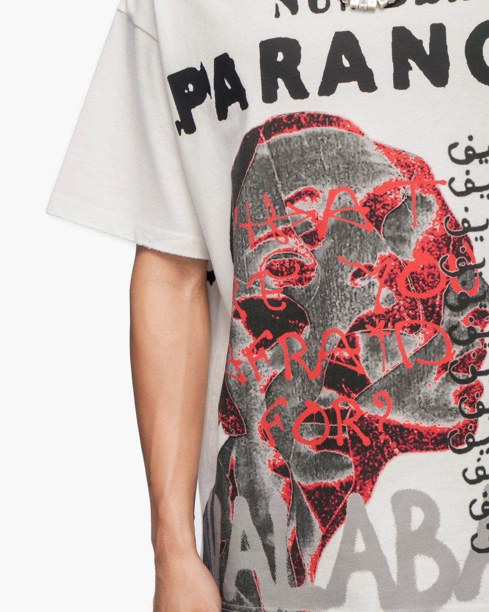 VALABASAS Paranoid Tee White VLBS-VT1-26006