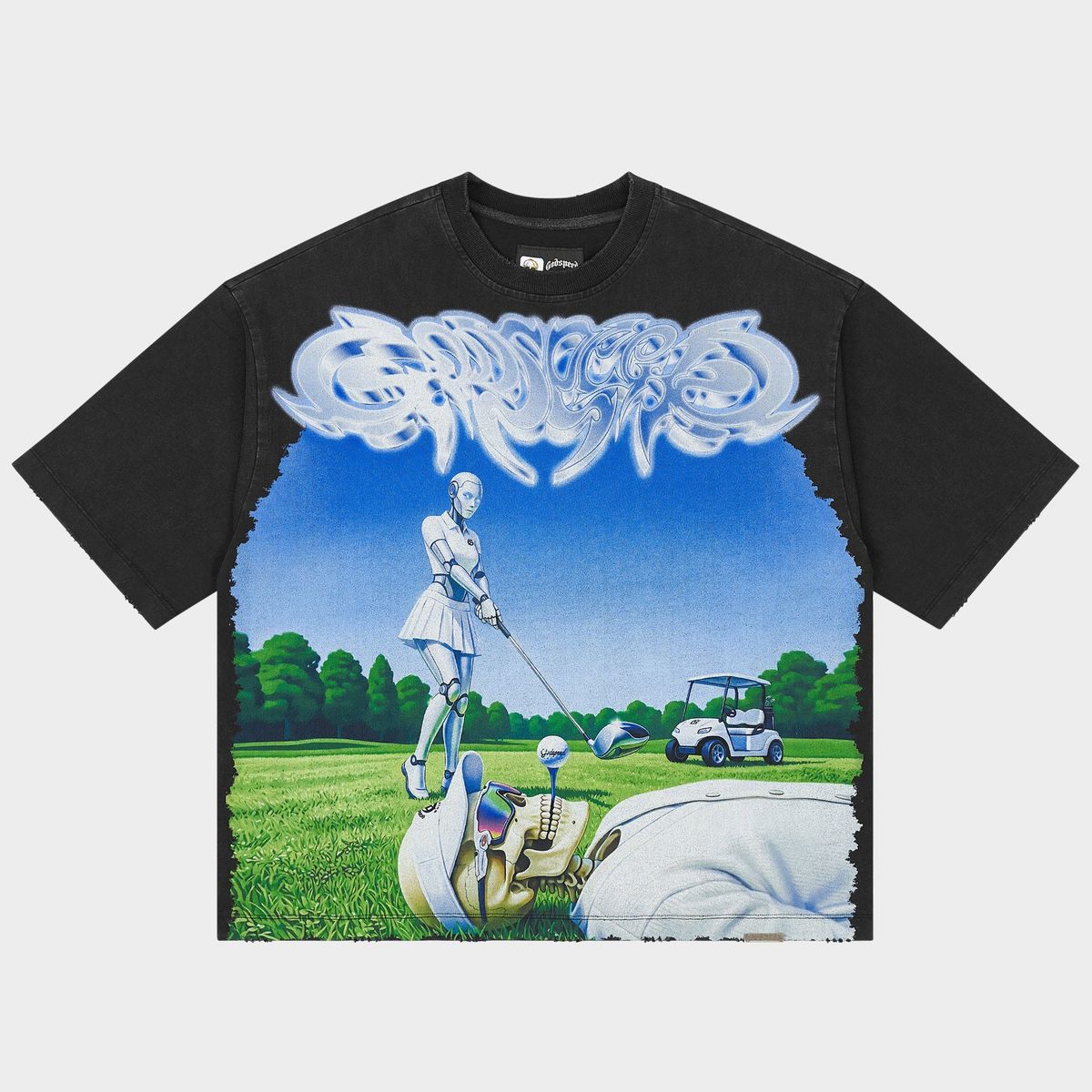Godspeed Up2par-T-Shirt-Black